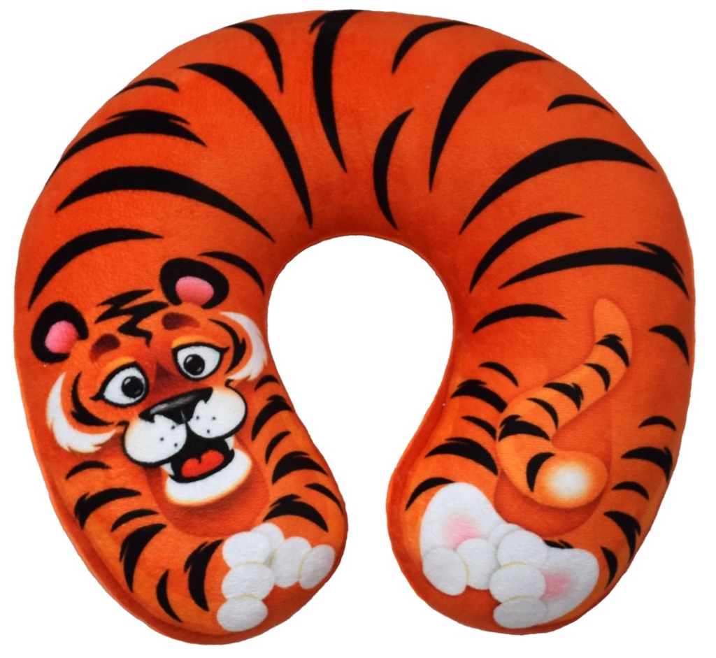 Подушка под шею тигр